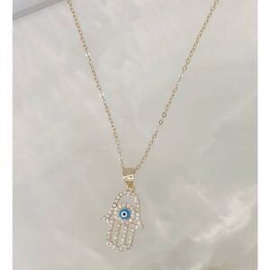 Mazza Boutique Hasma Evil Eye Necklace